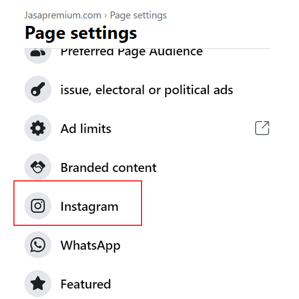 Cara menghubungkan halaman facebook dengan akun Instagram